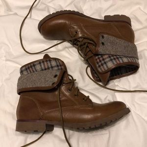 Rock and Candy Lace-Up Ankle Boots